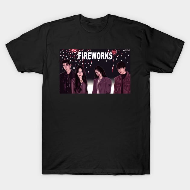 Kard FIREWORS T-Shirt by jonosmatt